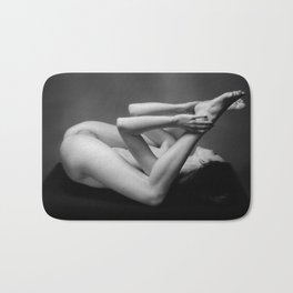 7485s-MAK Submissive Nude Woman Inspection Erotic Black & White Bare Breasted Naked Girl Bath Mat | Kajira, Erotic, Artnude, Black and White, Nudephotography, Flexable, Nudewomen, Bw, Eroticnudity, Sexy 