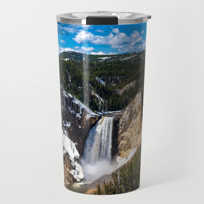 Yellowstone Falls Travel Mug