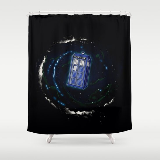 Space and Time and the Universe Shower Curtain