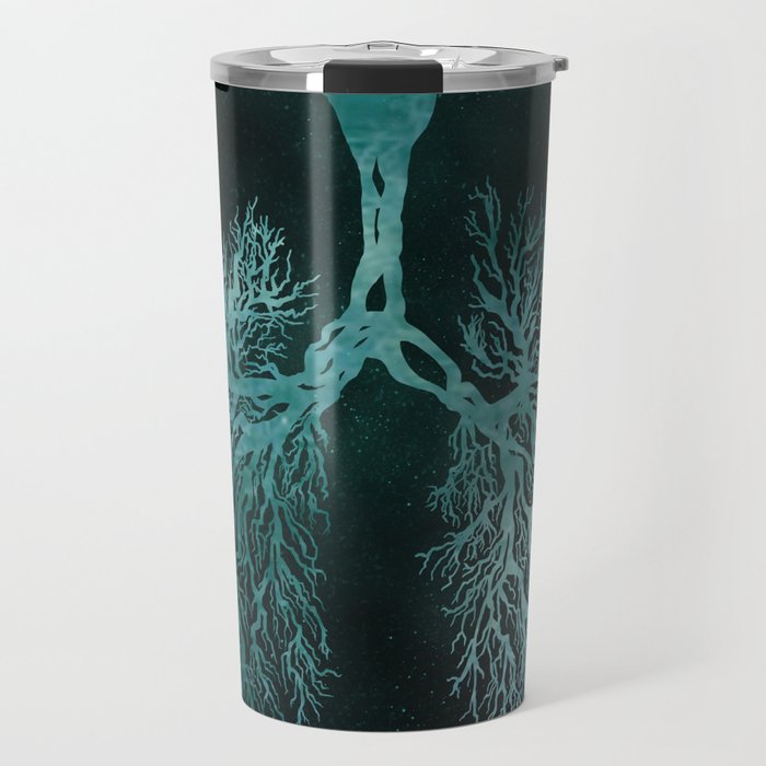 just breathe // the lungs of nature Travel Mug