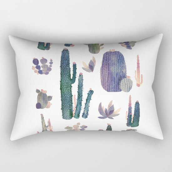 cactus collab franciscomff Rectangular Pillow