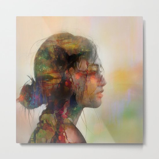 Girl of April Metal Print