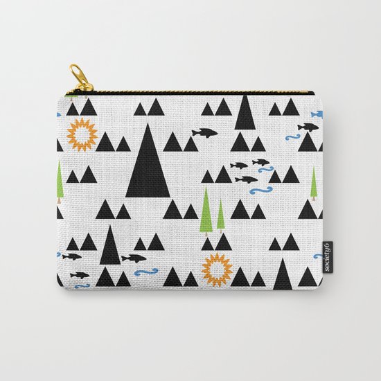 Ethnic simple pattern . Carry-All Pouch