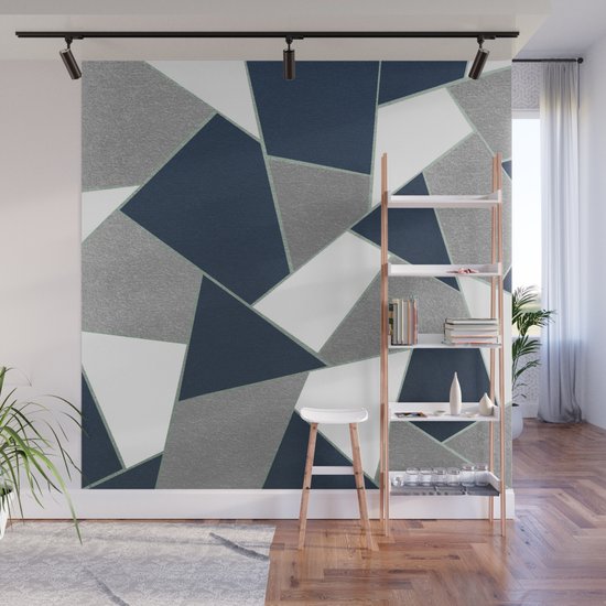 navy blue gray white