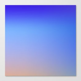 21  Blue Gradient Background 220715 Minimalist Art Valourine Digital Design Canvas Print