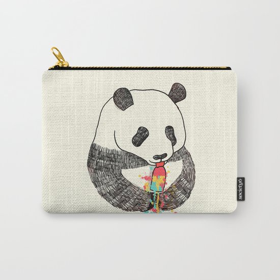 Panda Loves Ice Cream Carry-All Pouch