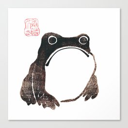 Matsumoto Hoji Frog Canvas Print