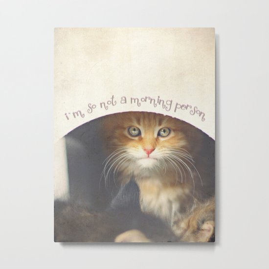 CAT Metal Print