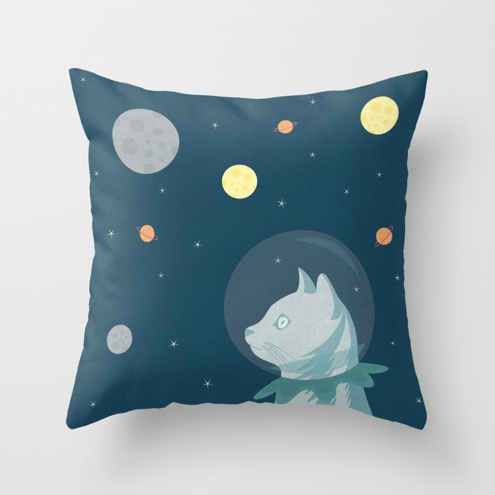 Dreaming about Space Throw Pillow