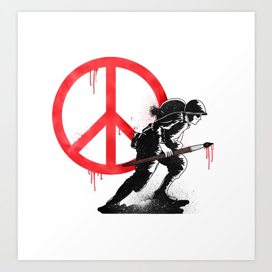 Art is a weapon! Art Print