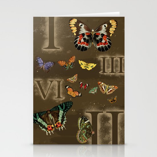 Let's Count Butterflies Stationery Cards