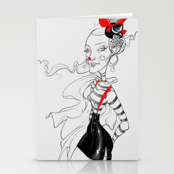 Don't mess with the Clown! Stationery Cards