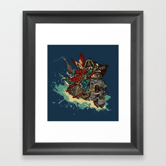 Sea Traveler Framed Art Print