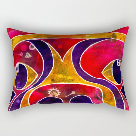 Labstract Rectangular Pillow