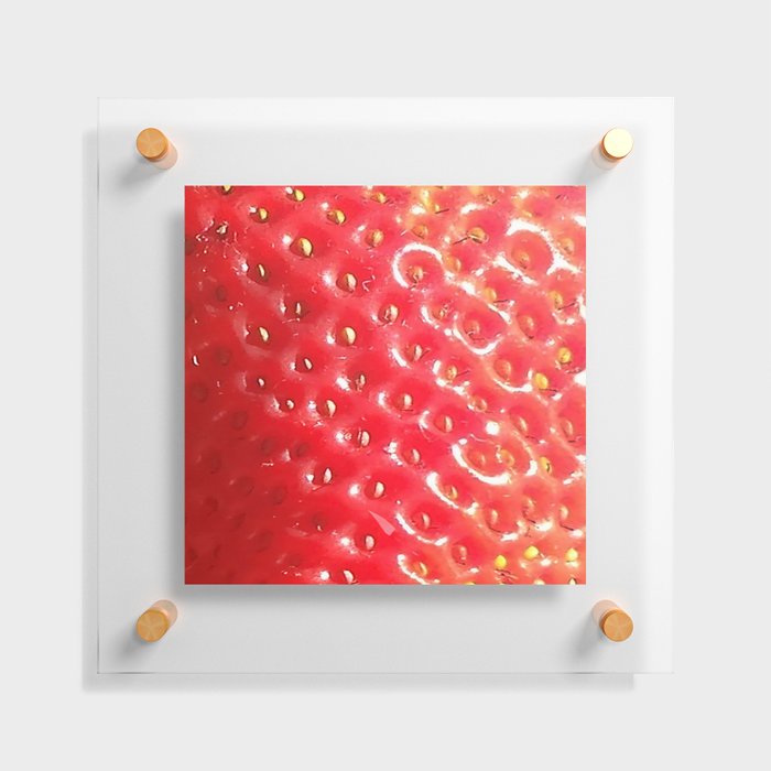 Strawberry Square Floating Acrylic Print