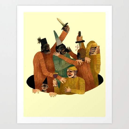 Shitty Fascist Party Art Print