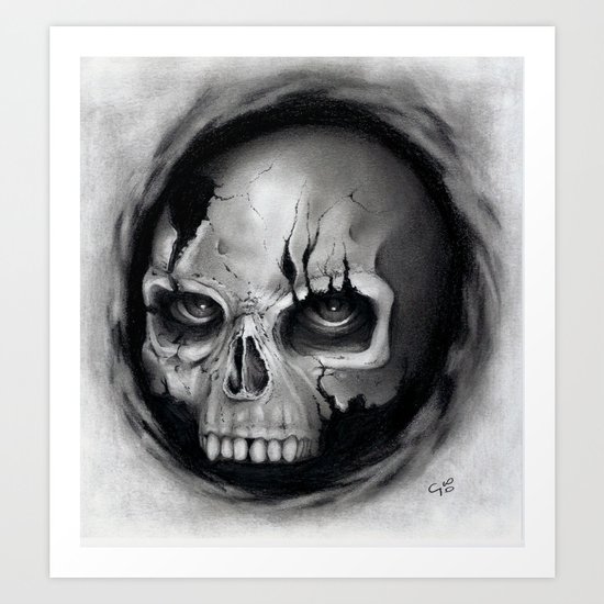 Skull Art Print