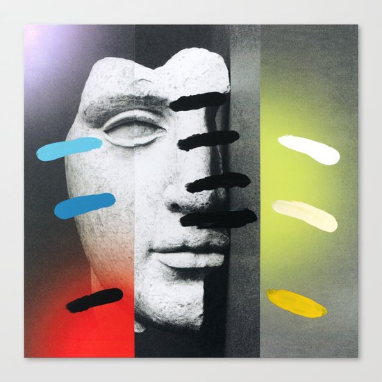 Composition on Panel 18 Canvas Print