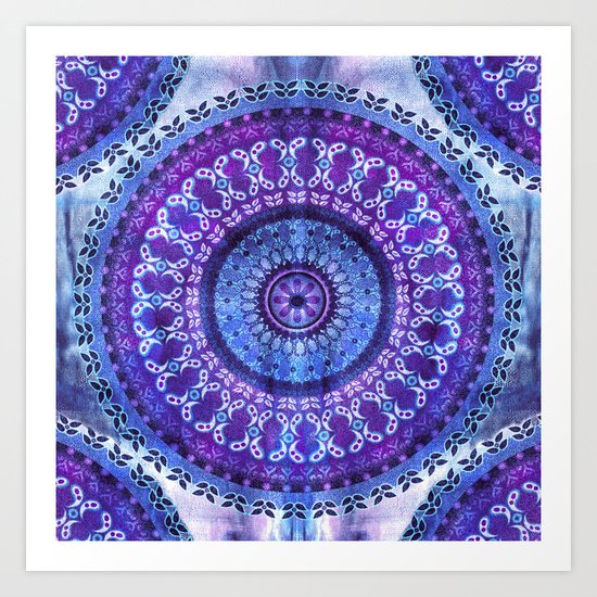 Hydrangea Mandala Art Print