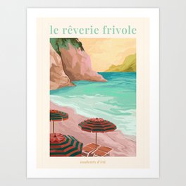 Le Reverie Frivole - Palm Art Print