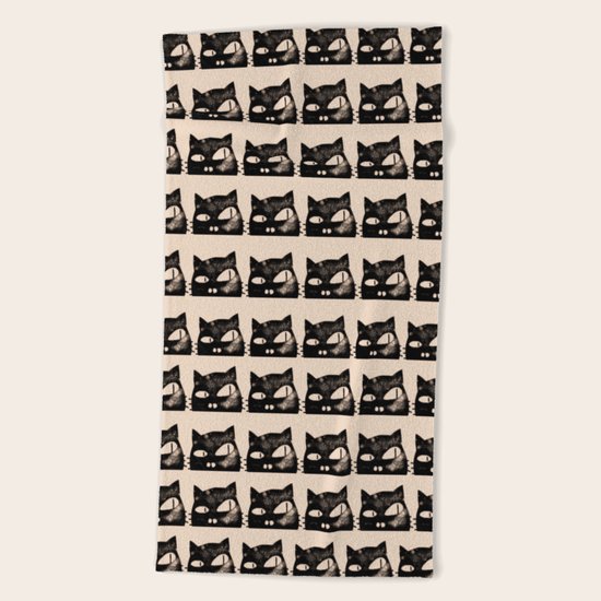 cats-356 Beach Towel