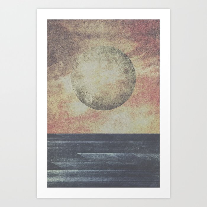 Restless moonchild Art Print by HappyMelvin | Society6