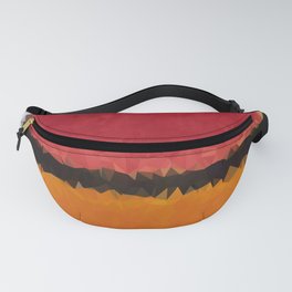 Untitled After Rothko Low Poly Geometric Triangles Fanny Pack