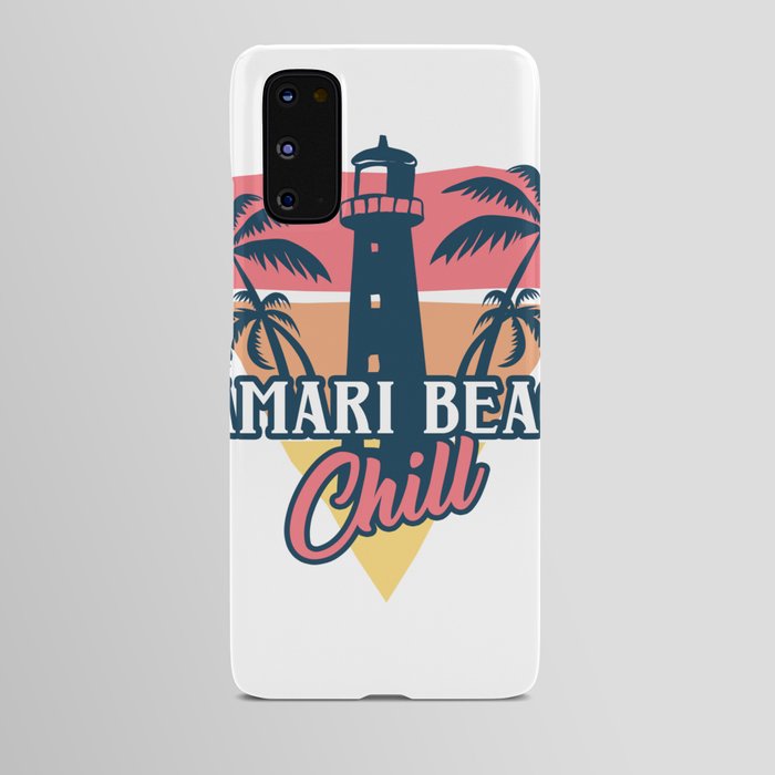 Kamari beach chill Android Case