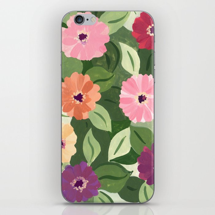 Zinnia Flowers iPhone Skin