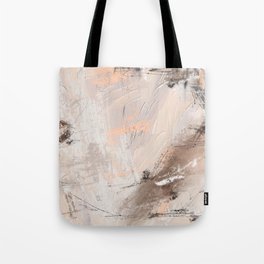 Earth tone abstract art  Tote Bag