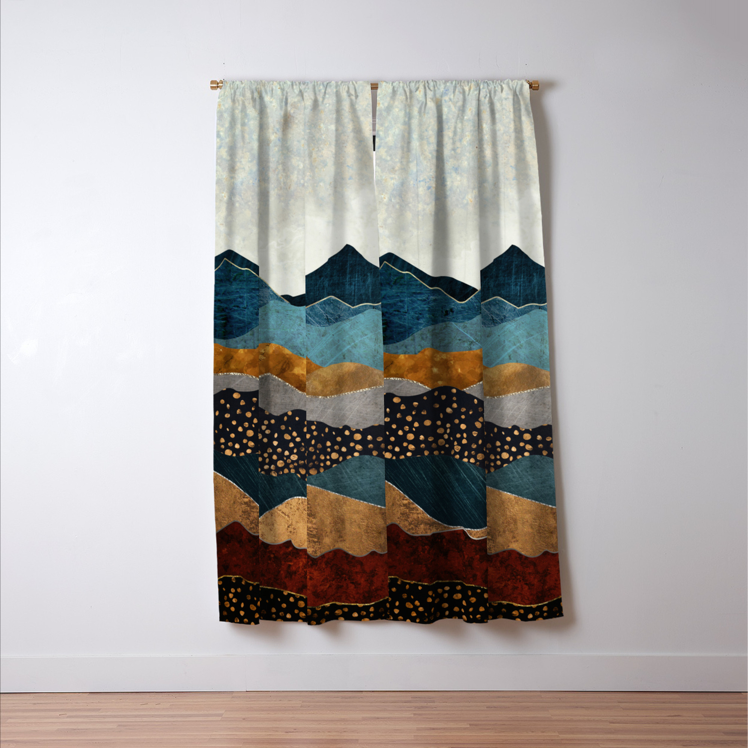 Amber Dusk Blackout Curtain By Spacefrogdesigns Society6
