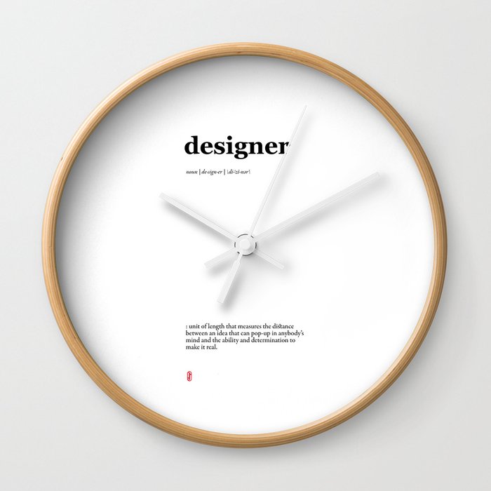 Designer (white) Wall Clock