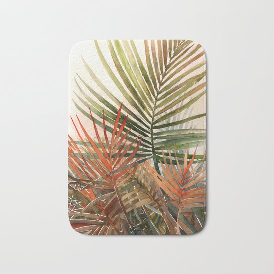 Arecaceae - household jungle #1 Bath Mat
