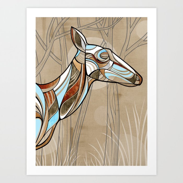 Elk Art Print