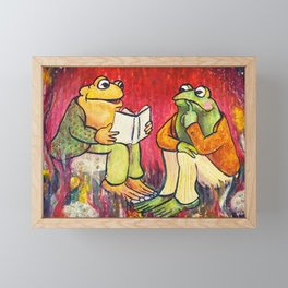 Frog and Toad Framed Mini Art Print