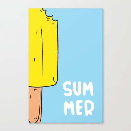 Ice cream gelado Canvas Print
