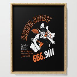 Haunted Hotline - 666.911 Serving Tray