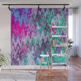 Crazy Fluid Painting Abstract Wall Mural
