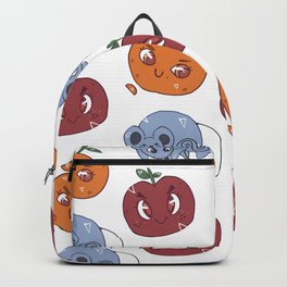 Friendly Fruits Pattern Backpack