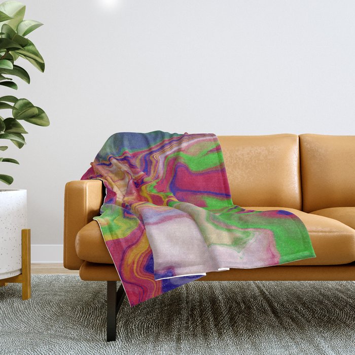 Play that funky music Throw Blanket