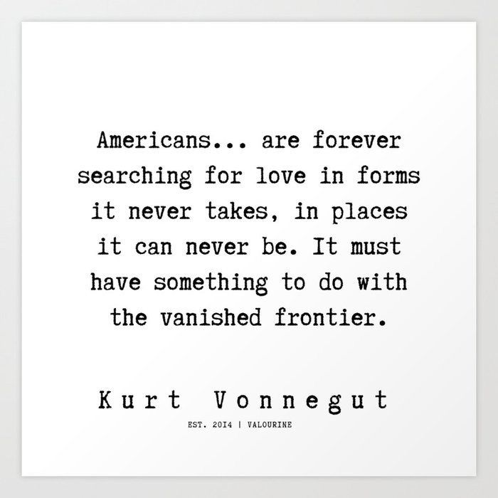 65 kurt vonnegut quotes 191006 art print by quotesandsayings