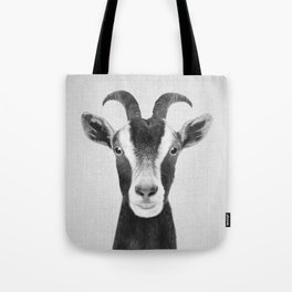 Goat - Black & White Tote Bag