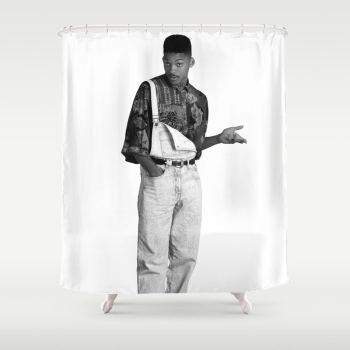 Fresh prince of Bel-Air (What are you looking at?) Edit Shower Curtain