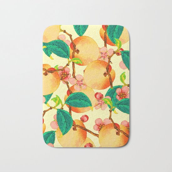Summer fruit pattern #society6 Bath Mat