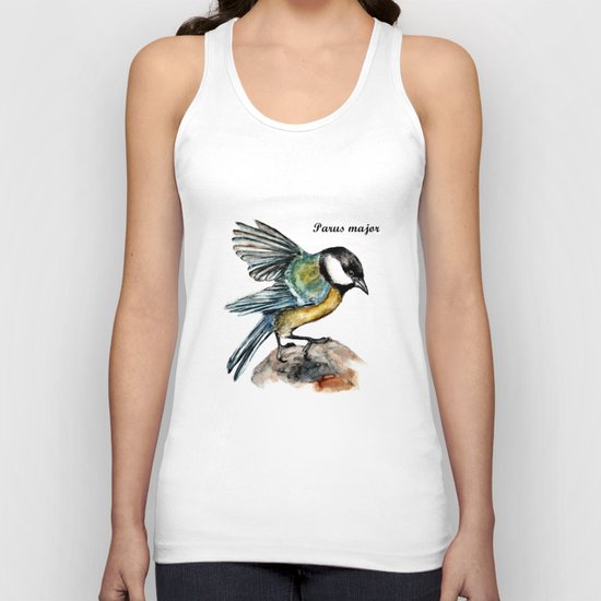 Parus Major Unisex Tank Top