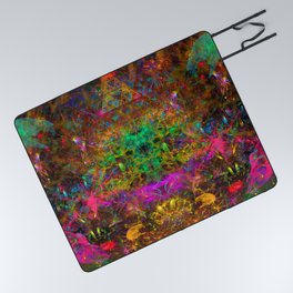 Spark Dance (psychedelic, abstract, visionary) Picnic Blanket