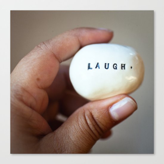 Laugh Canvas Print