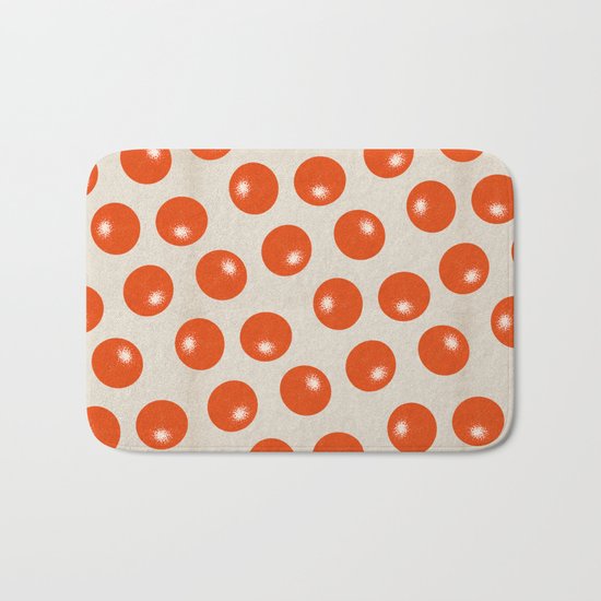 Orange Bath Mat