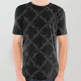 Thorns - Black/Black All Over Graphic Tee