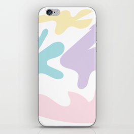 24 Abstract Shapes Pastel Background 220729 Valourine Design iPhone Skin